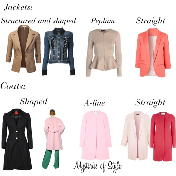 Coats and jackets for Rectangle (H) body shape