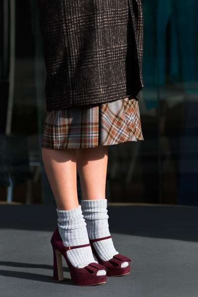 Visible Socks and Shoes Trend