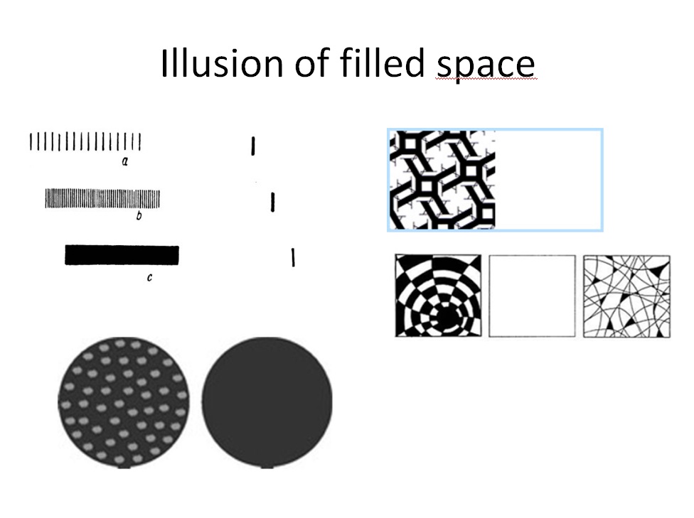 illussion of filled space