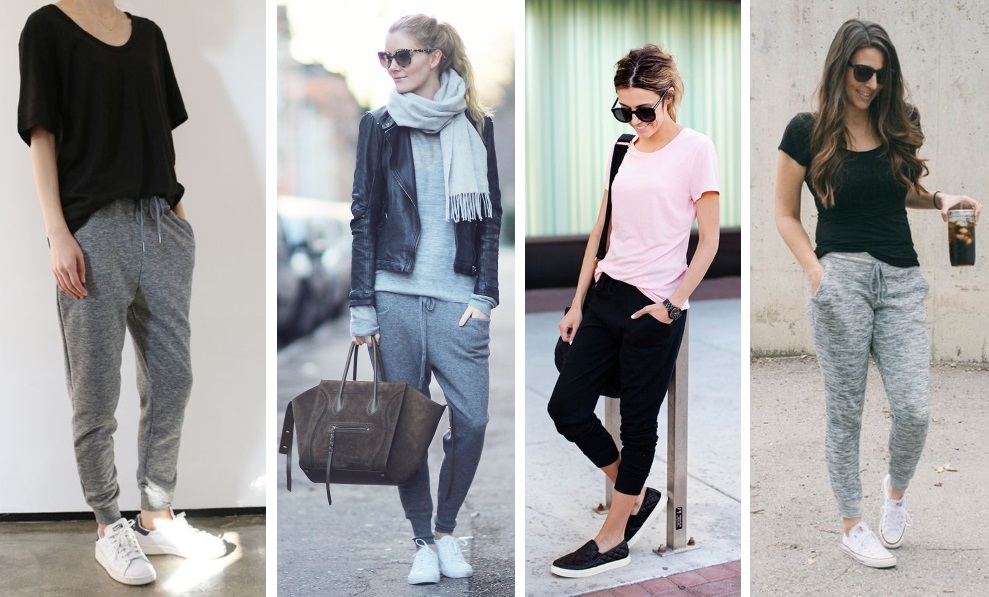 how to wear  joggers casual