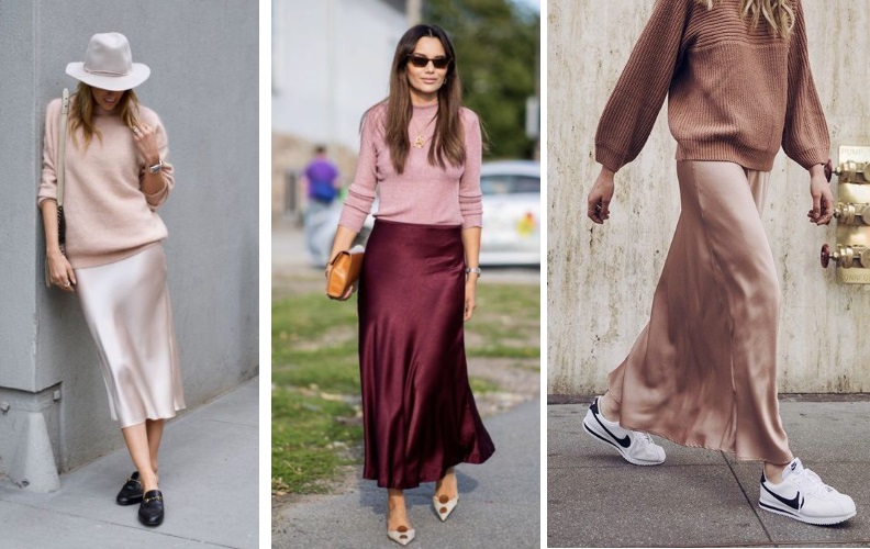 How to Wear a Satin Skirt | MYSTERIES OF STYLE