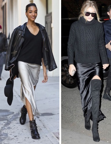 Inspo: How to Wear a Satin Skirt